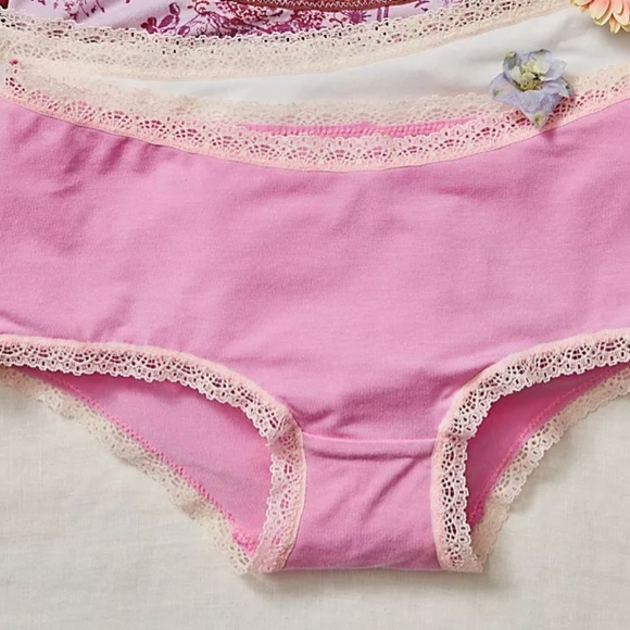 🌺FREE PEOPLE BRAND NEW 3-PACK LOW-RISE HIPSTER SIZE L - Picture 2 of 15